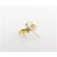 Anello Damiata Gioielli Donna in Oro bianco Perla 655/102-D199 - 655/102-D199